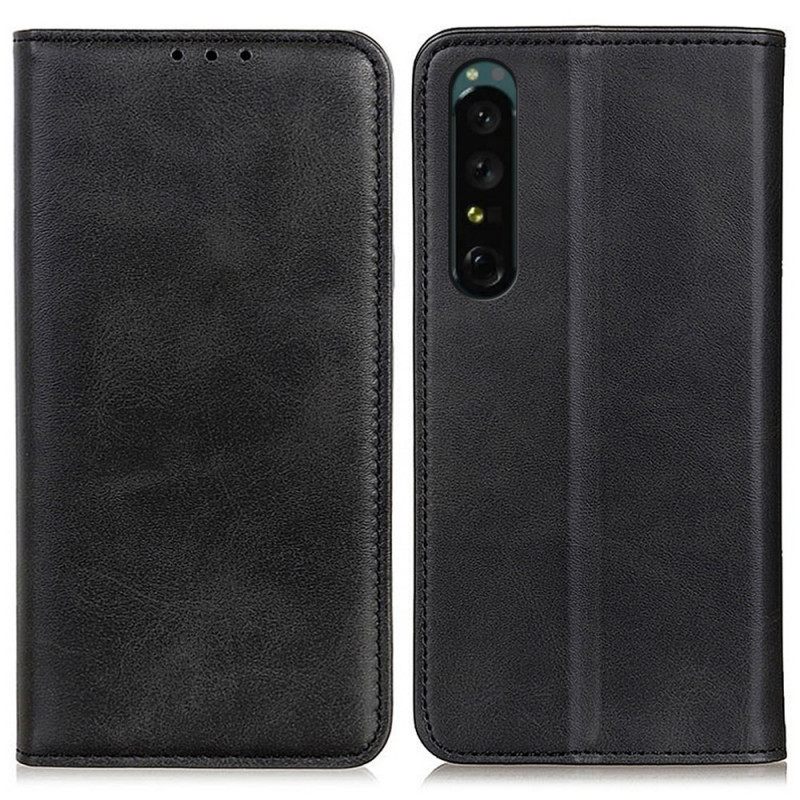 Κάλυμμα Sony Xperia 1 IV Split Leather