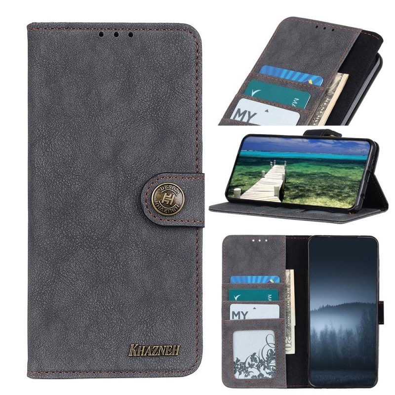 Θήκη Flip Sony Xperia 1 IV Vintage Khazneh Split Leather