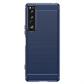 Θήκη Sony Xperia 1 IV Βουρτσισμένο Ανθρακόνημα