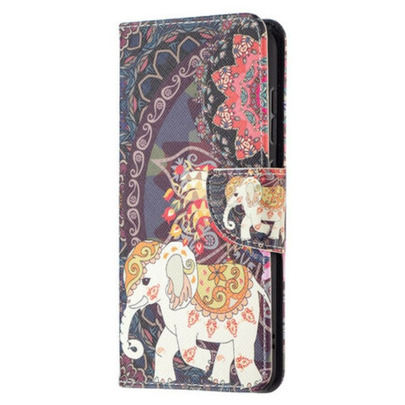 Κάλυμμα Samsung Galaxy S21 FE Ethnic Elephants Mandala