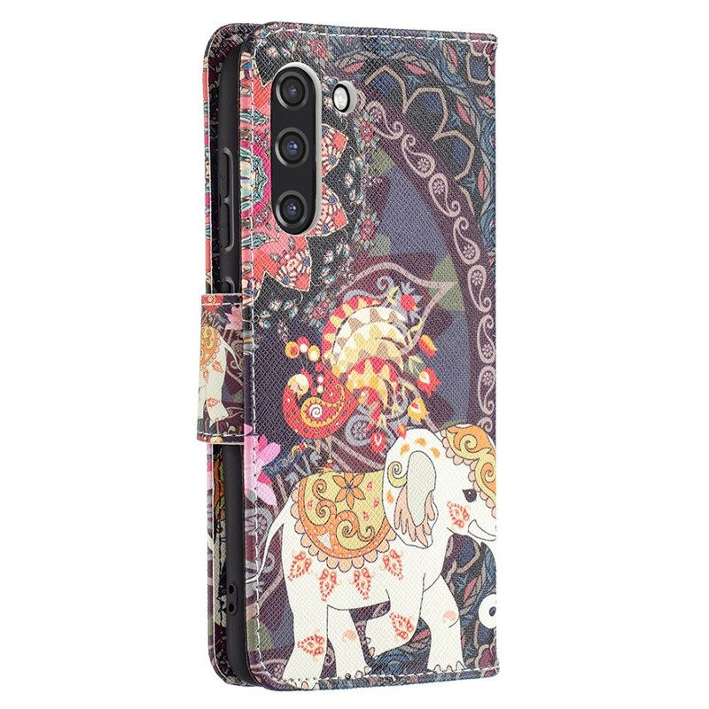 Κάλυμμα Samsung Galaxy S21 FE Ethnic Elephants Mandala