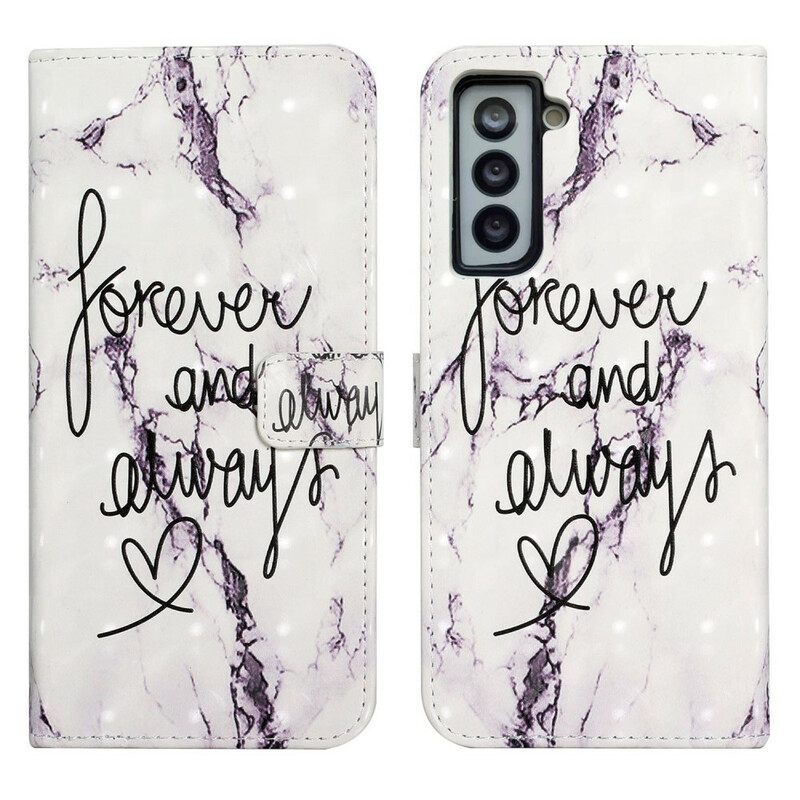 Κάλυμμα Samsung Galaxy S21 FE Marble Forever & Always