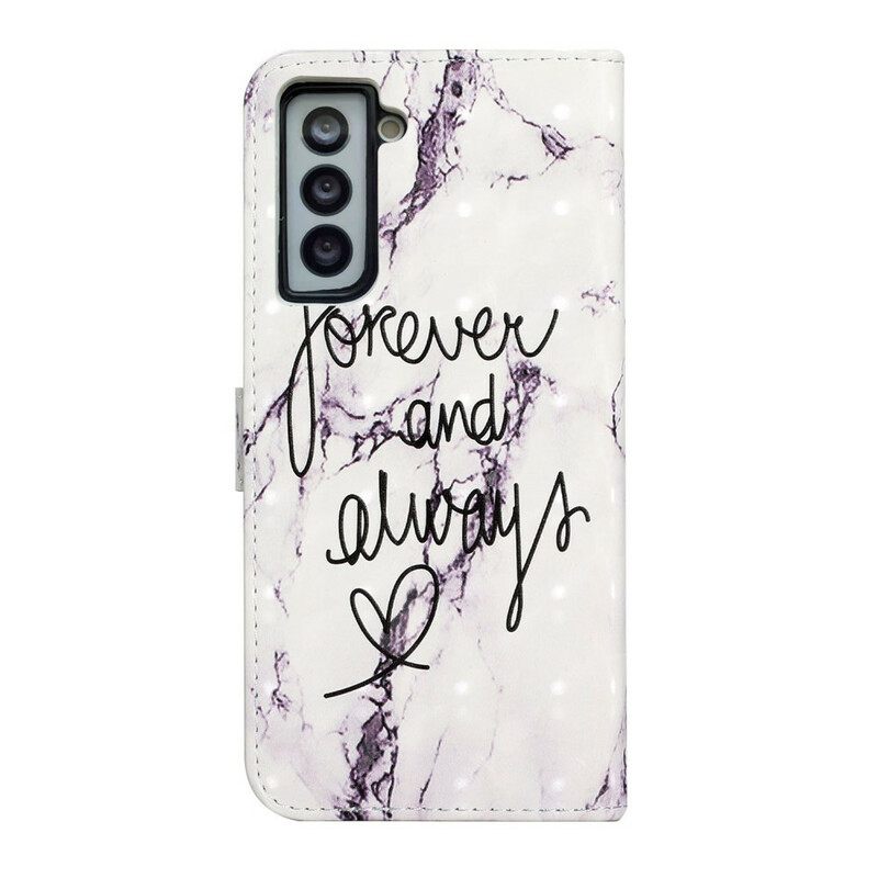 Κάλυμμα Samsung Galaxy S21 FE Marble Forever & Always