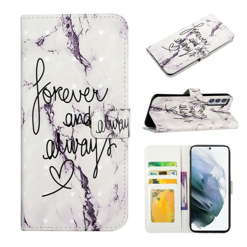 Κάλυμμα Samsung Galaxy S21 FE Marble Forever & Always