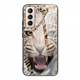 θηκη κινητου Samsung Galaxy S21 FE Leopard Tempered Glass