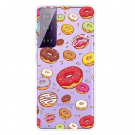 Θήκη Samsung Galaxy S21 FE Αγαπούν Τα Ντόνατς