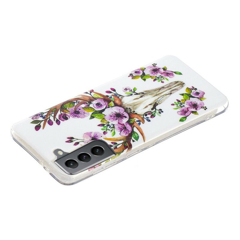 Θήκη Samsung Galaxy S21 FE Φθορίζουσα Floral Elk