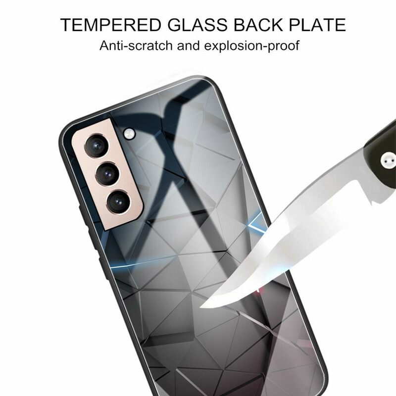 Θήκη Samsung Galaxy S21 FE Γεωμετρία Tempered Glass