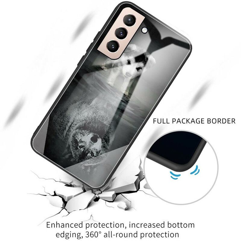 Θήκη Samsung Galaxy S21 FE Puppy Dream Tempered Glass