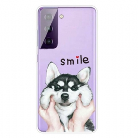 Θήκη Samsung Galaxy S21 FE Χαμογελαστος Σκυλος