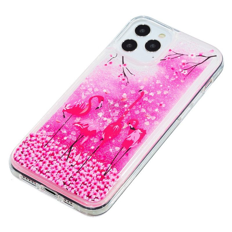 Θήκη iPhone 15 Pro Max Flamingo Glitter