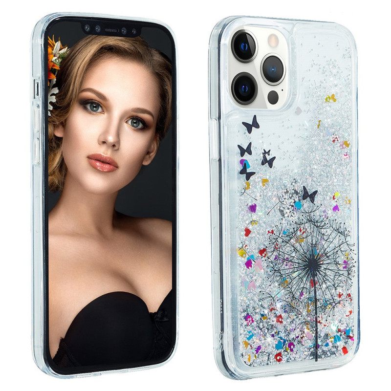 Θήκη iPhone 15 Pro Max Πικραλίδα Glitter