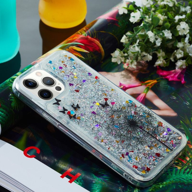 Θήκη iPhone 15 Pro Max Πικραλίδα Glitter