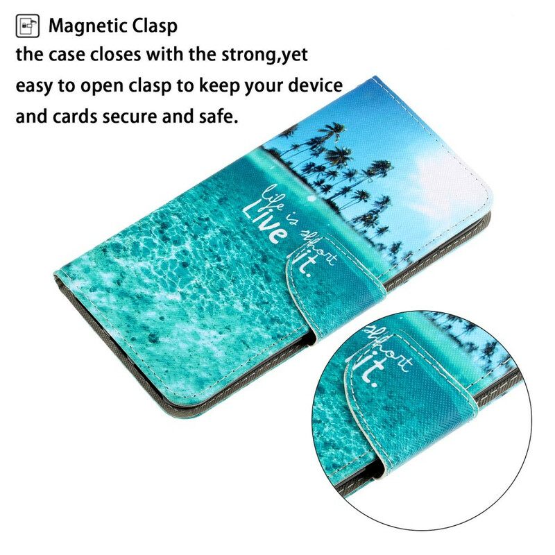 Κάλυμμα Huawei Y7p με κορδονι Camshield Colored Edges Mofi