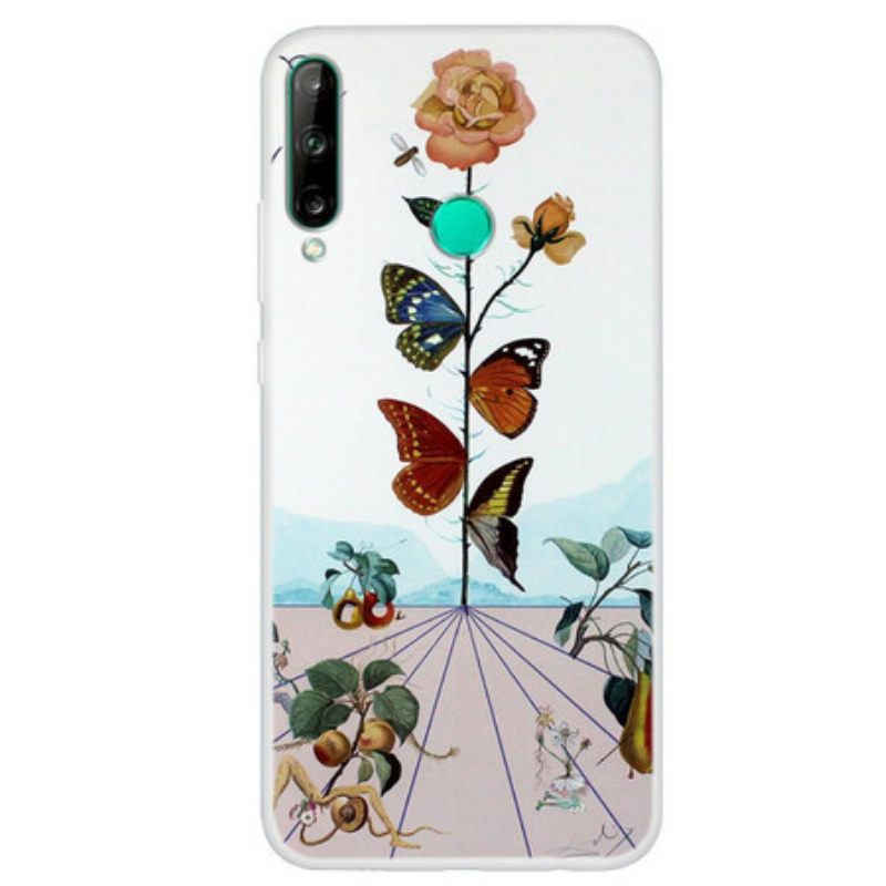 Θήκη Huawei Y7p Φθορίζουσα Floral Elk