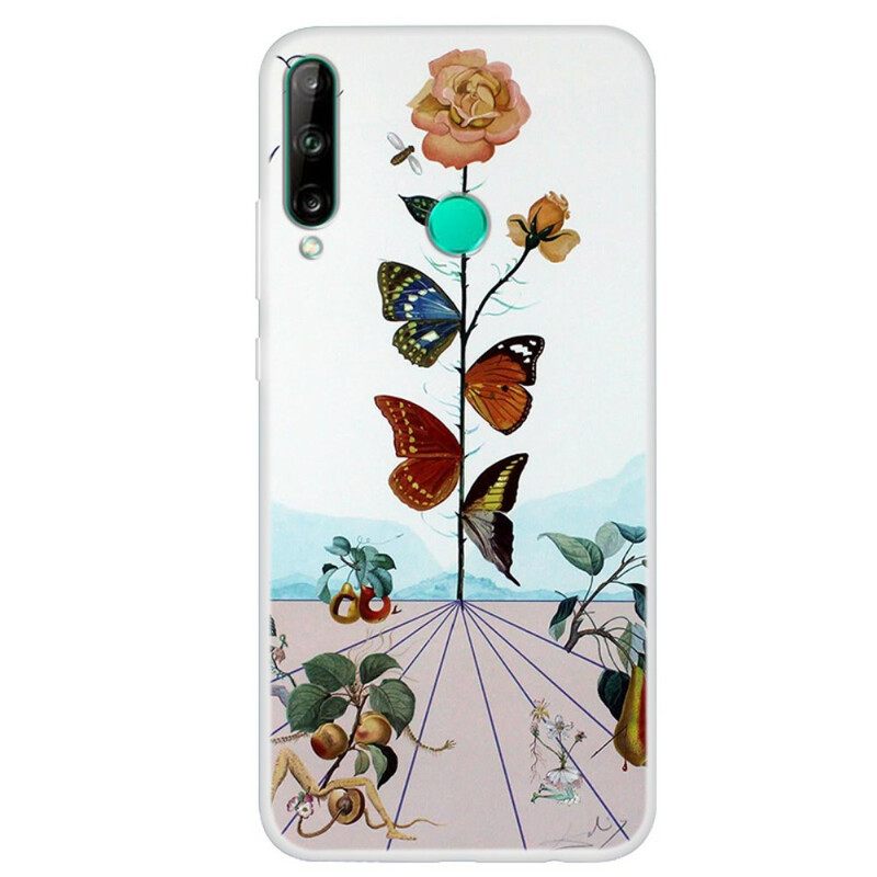 Θήκη Huawei Y7p Φθορίζουσα Floral Elk