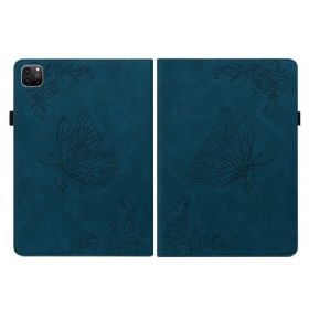 δερματινη θηκη iPad Pro 11" (2022) Στυλιζαρισμένες Πεταλούδες