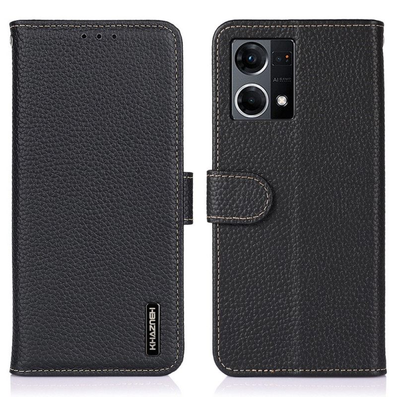 Κάλυμμα Oppo Reno 7 Khazneh Lychee Leather