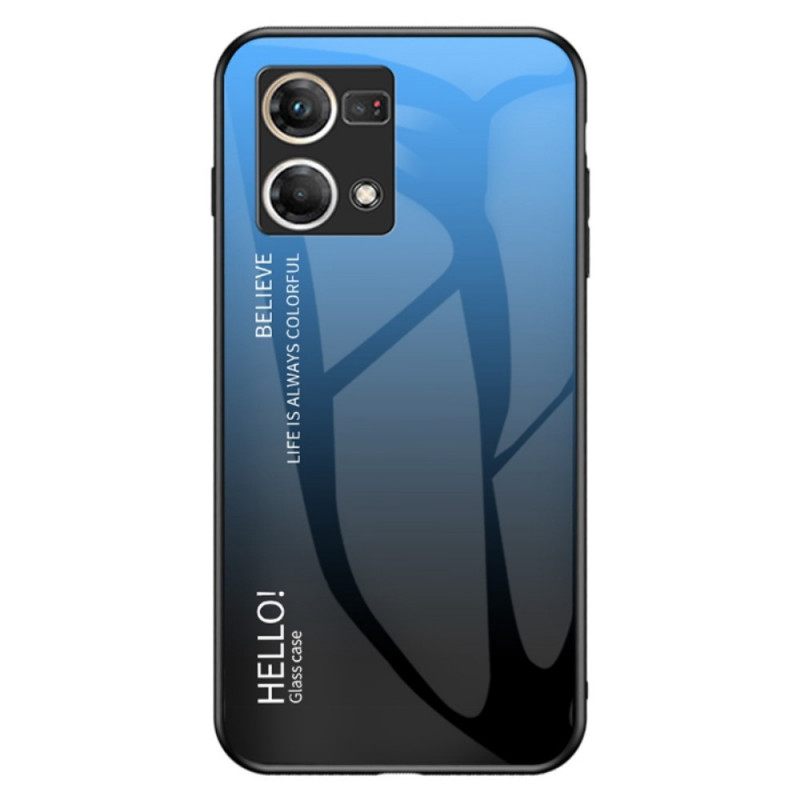 θηκη κινητου Oppo Reno 7 Tempered Glass Γεια Σας