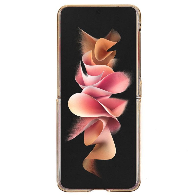 θηκη κινητου Samsung Galaxy Z Flip 3 5G Θήκη Flip Fancy Stones Με Δαχτυλίδι-υποστήριξη