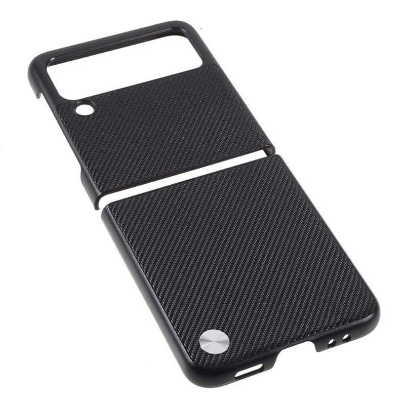 Θήκη Samsung Galaxy Z Flip 3 5G Θήκη Flip X-level Carbon Fiber