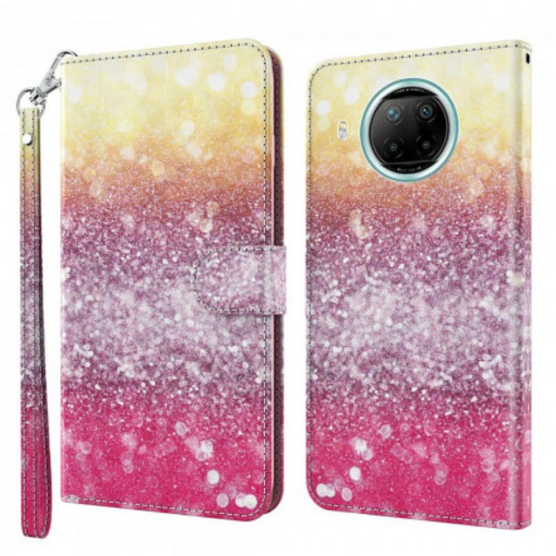 δερματινη θηκη Xiaomi Mi 10T Lite Light Spot Glitter Magenta