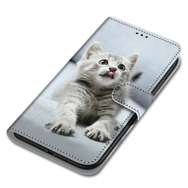 Κάλυμμα Xiaomi Mi 10T Lite με κορδονι Strappy Kitten