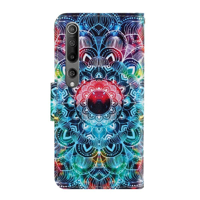 Κάλυμμα Xiaomi Mi 10 / 10 Pro με κορδονι Flashy Strappy Mandala