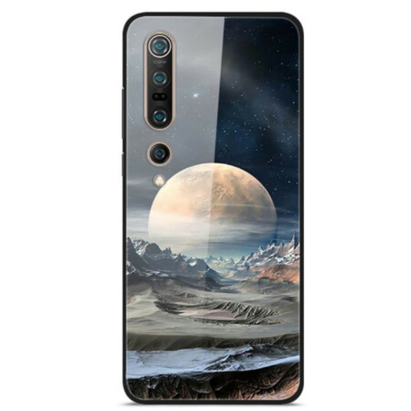 θηκη κινητου Xiaomi Mi 10 / 10 Pro Space Moon Tempered Glass