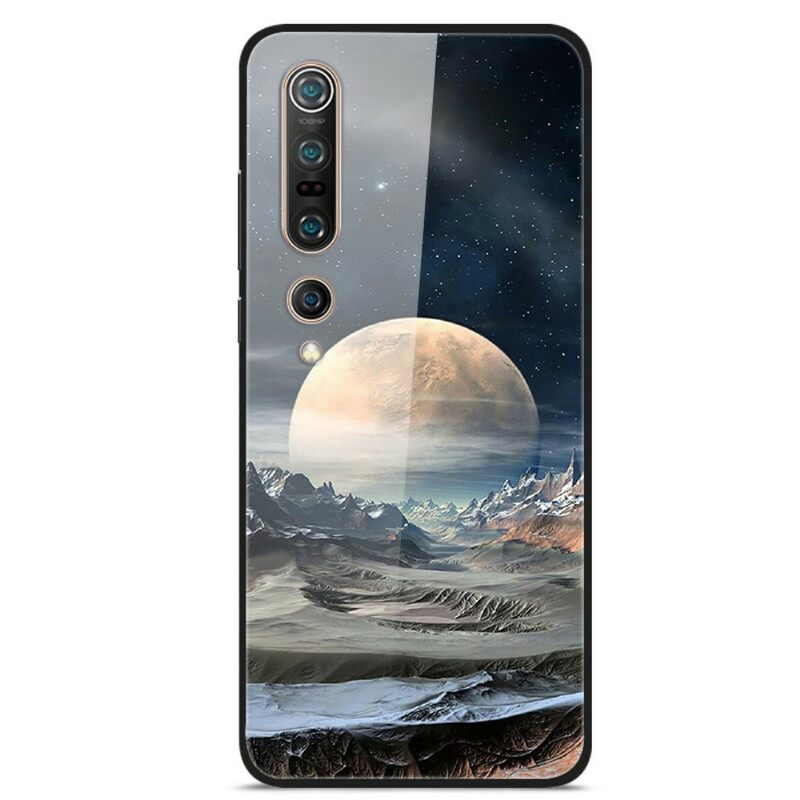 θηκη κινητου Xiaomi Mi 10 / 10 Pro Space Moon Tempered Glass