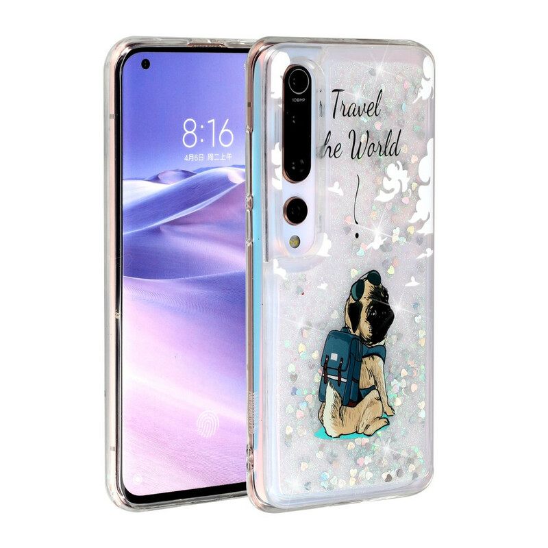 Θήκη Xiaomi Mi 10 / 10 Pro Σκύλος Glitter