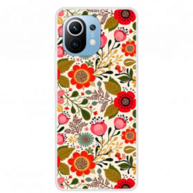 θηκη κινητου Xiaomi Mi 11 (5G) Floral Tapestry