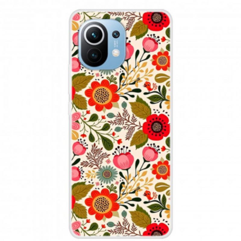 θηκη κινητου Xiaomi Mi 11 (5G) Floral Tapestry