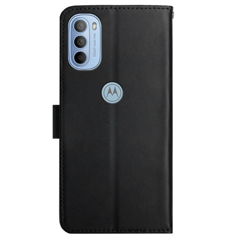 Κάλυμμα Moto G51 5G Γνήσιο Δέρμα Nappa