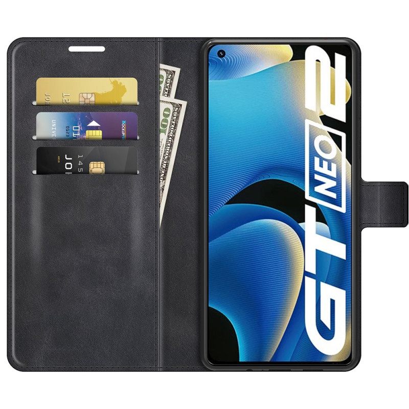 Κάλυμμα Realme GT Neo 3T / Neo 2 Faux Leather Slim