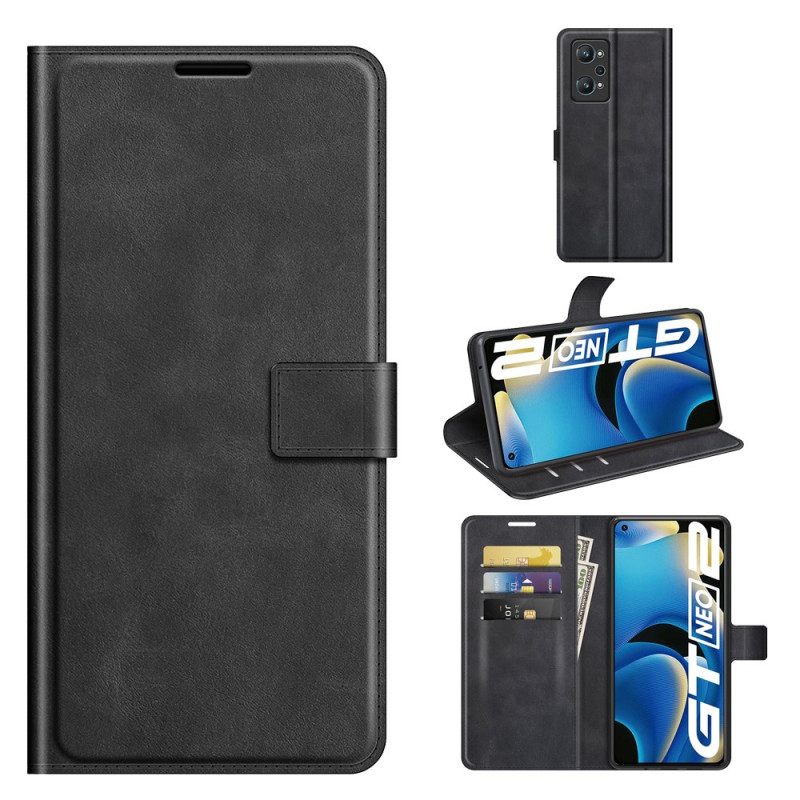 Κάλυμμα Realme GT Neo 3T / Neo 2 Faux Leather Slim