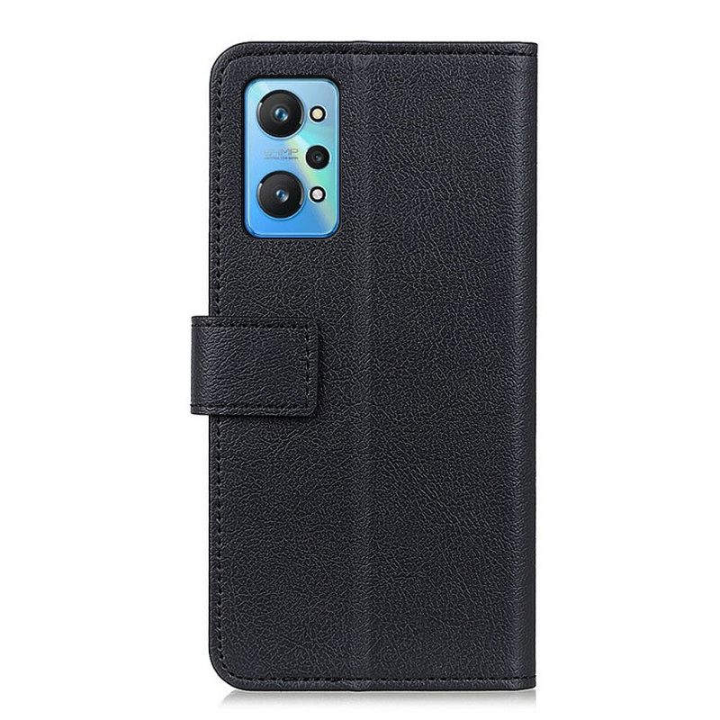 Κάλυμμα Realme GT Neo 3T / Neo 2 Premium Faux Leather Lychee