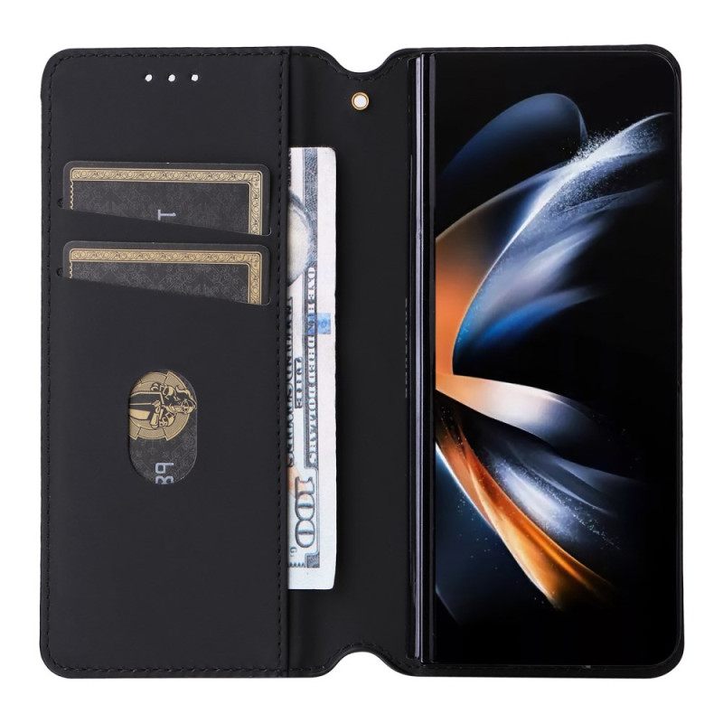 Δερματινη Θηκη Samsung Galaxy Z Fold 6 Διαμαντένιο Μοτίβο