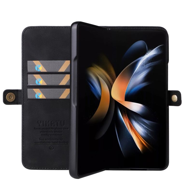 Δερματινη Θηκη Samsung Galaxy Z Fold 6 Vintage Yikatu