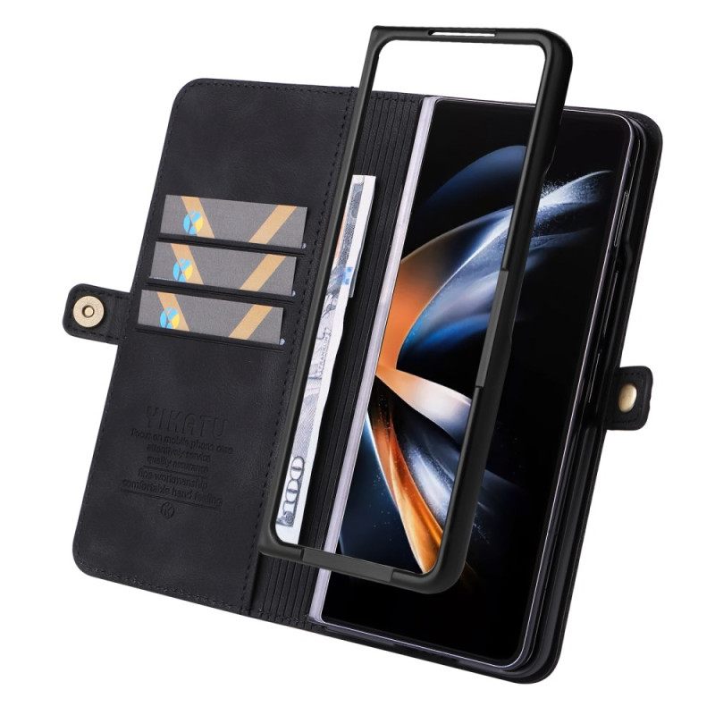 Δερματινη Θηκη Samsung Galaxy Z Fold 6 Vintage Yikatu