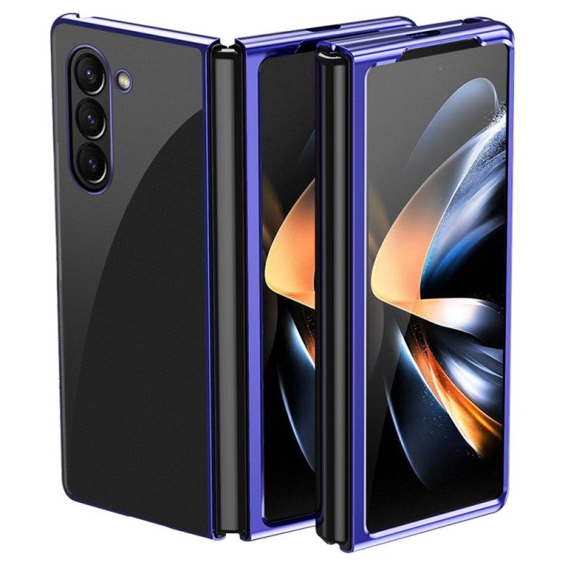 Κάλυμμα Samsung Galaxy Z Fold 6 Διαφανείς Μεταλλικές Άκρες