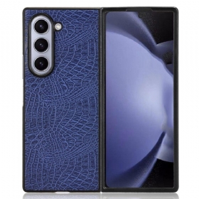 Κάλυμμα Samsung Galaxy Z Fold 6 Εφέ Δέρματος Σιλικόνης