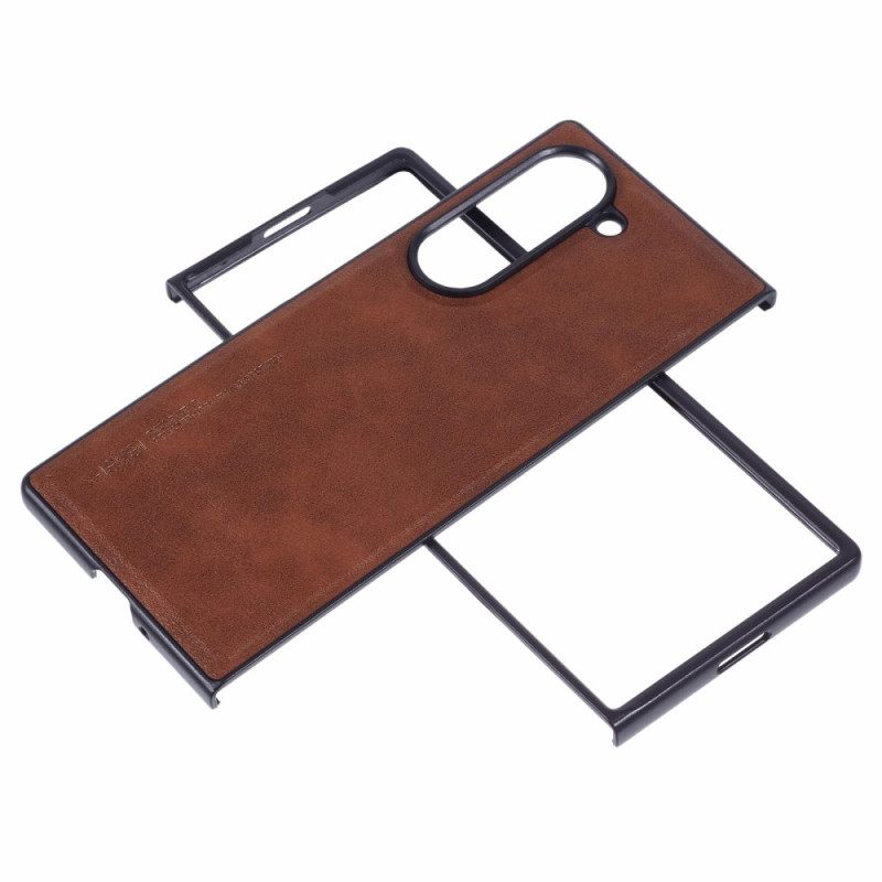 Κάλυμμα Samsung Galaxy Z Fold 6 Faux Leather X-level Σιλικόνης