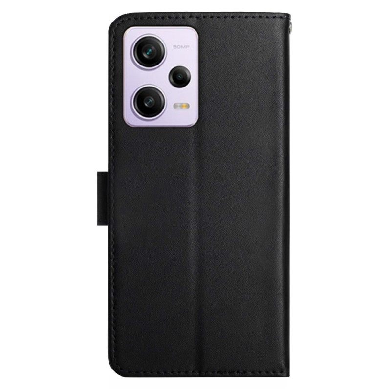 Θήκη Flip Xiaomi Redmi Note 12 Pro Γνήσιο Δέρμα Nappa