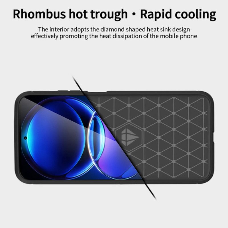 θηκη κινητου Xiaomi Redmi Note 12 Pro Mofi Brushed Carbon Fiber