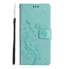 Κάλυμμα Samsung Galaxy S23 5G με κορδονι Strappy Floral