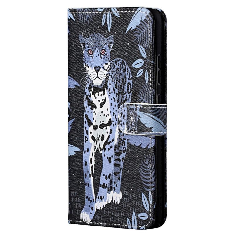 Κάλυμμα Samsung Galaxy S23 5G με κορδονι Strappy Leopard