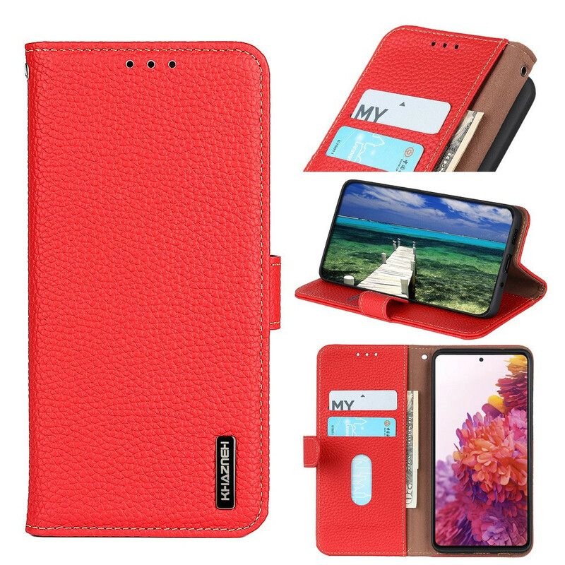 Κάλυμμα Oppo A16 / A16s Khazneh Lychee Leather