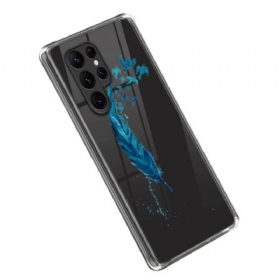 θηκη κινητου Samsung Galaxy S23 Ultra 5G Μπλε Φτερό