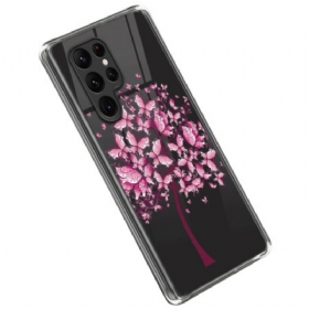 θηκη κινητου Samsung Galaxy S23 Ultra 5G Ροζ Δέντρο